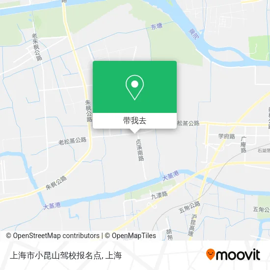 上海市小昆山驾校报名点地图