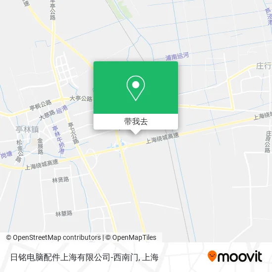 日铭电脑配件上海有限公司-西南门地图