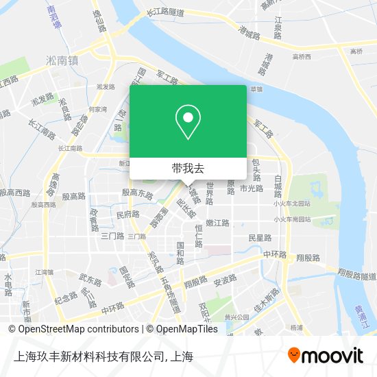 上海玖丰新材料科技有限公司地图