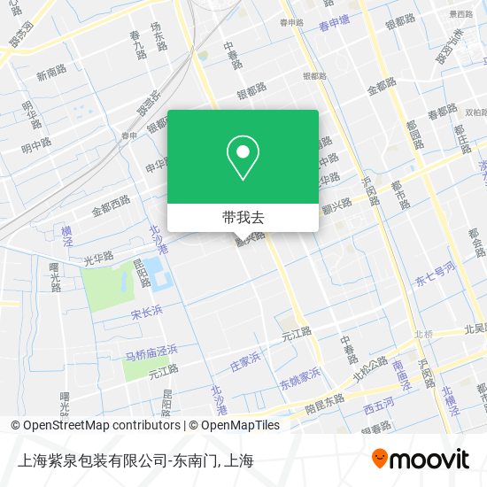 上海紫泉包装有限公司-东南门地图