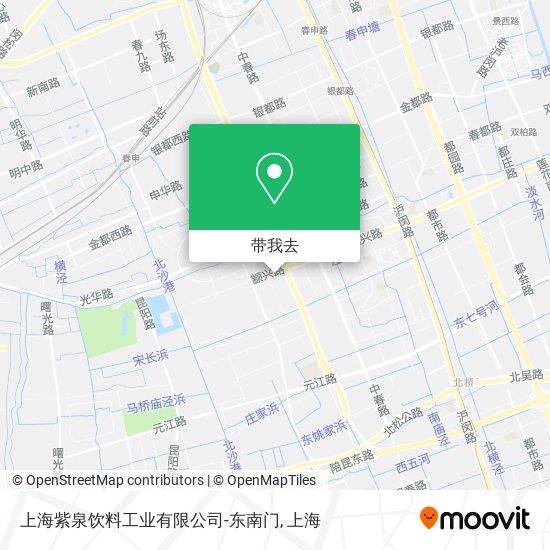 上海紫泉饮料工业有限公司-东南门地图