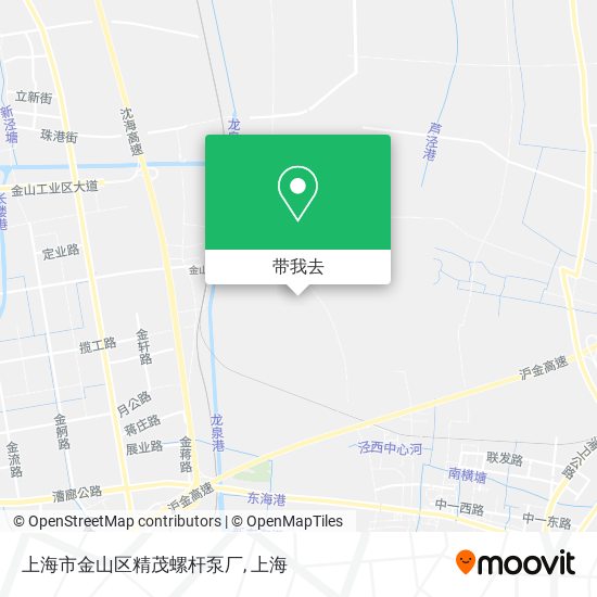 上海市金山区精茂螺杆泵厂地图