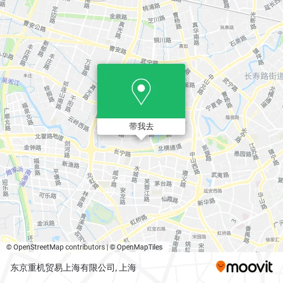 东京重机贸易上海有限公司地图