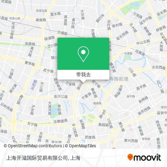 上海开滋国际贸易有限公司地图