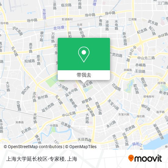 上海大学延长校区-专家楼地图