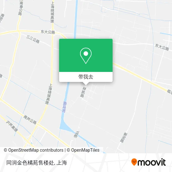 同润金色橘苑售楼处地图
