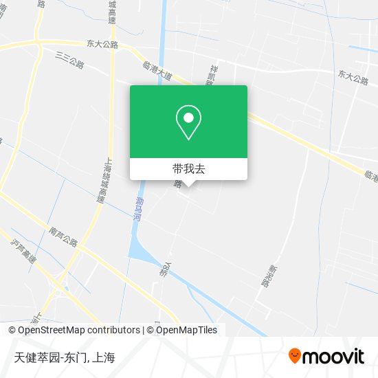 天健萃园-东门地图