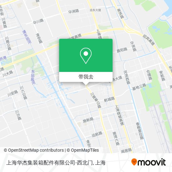 上海华杰集装箱配件有限公司-西北门地图