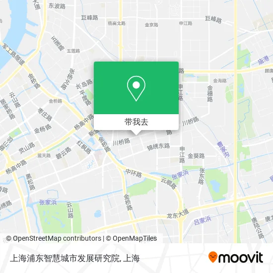 上海浦东智慧城市发展研究院地图