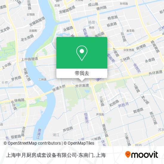 上海申月厨房成套设备有限公司-东南门地图