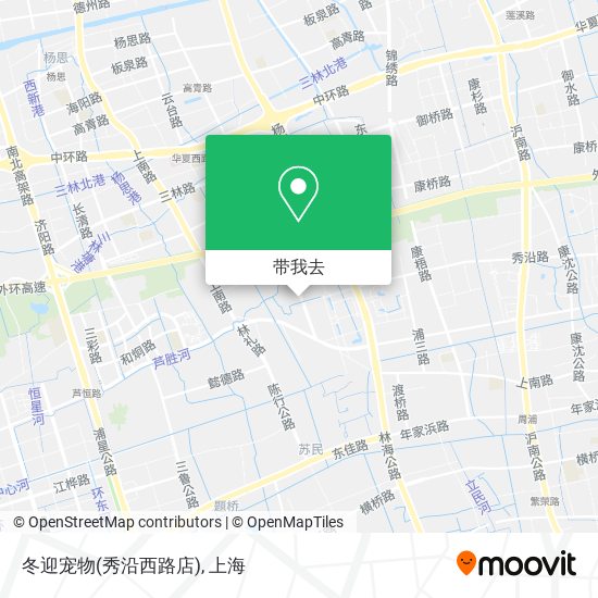 冬迎宠物(秀沿西路店)地图