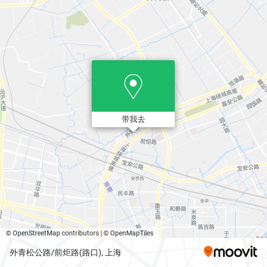 外青松公路/前炬路(路口)地图