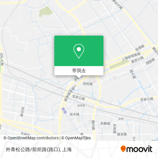 外青松公路/前炬路(路口)地图