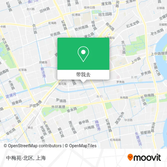 中梅苑-北区地图