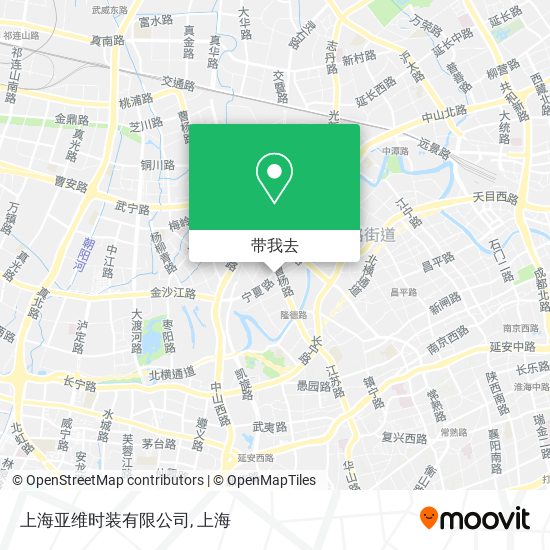 上海亚维时装有限公司地图