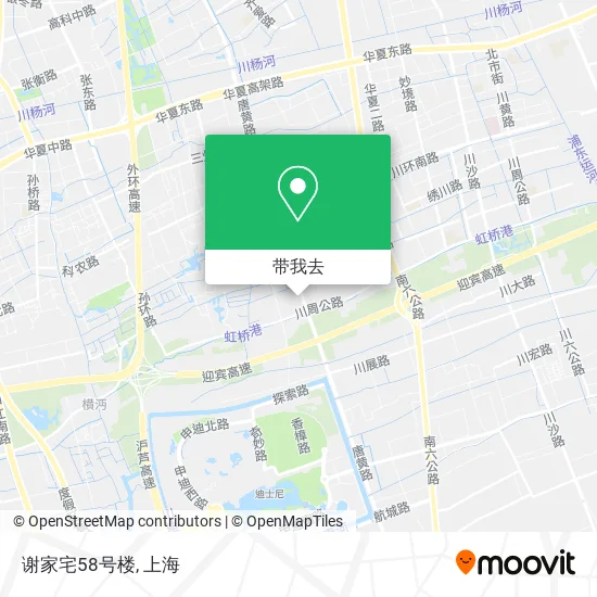 谢家宅58号楼地图