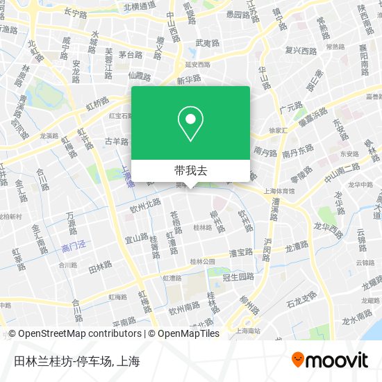 田林兰桂坊-停车场地图