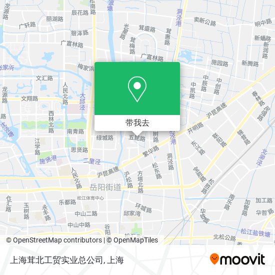 上海茸北工贸实业总公司地图
