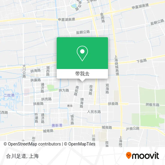 合川足道地图