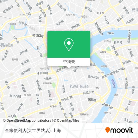 全家便利店(大世界站店)地图