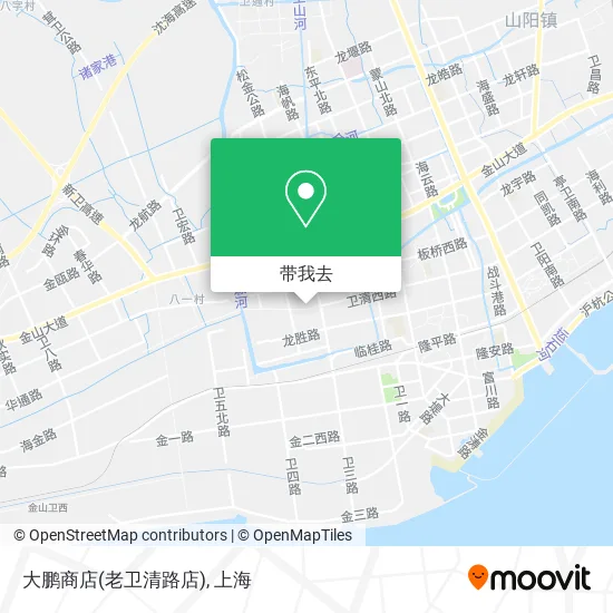 大鹏商店(老卫清路店)地图