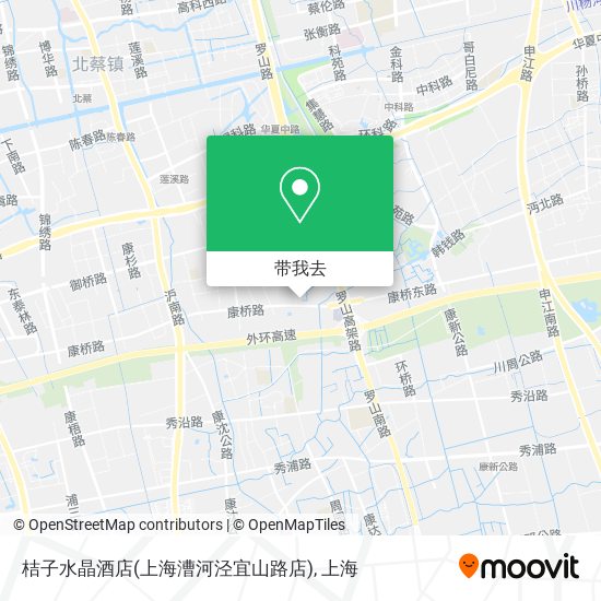 桔子水晶酒店(上海漕河泾宜山路店)地图