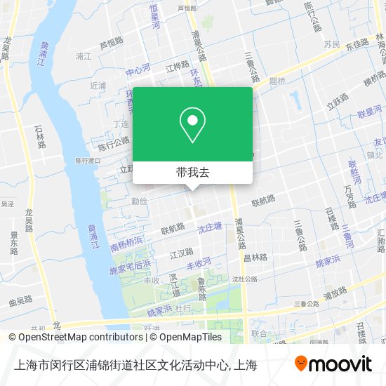 上海市闵行区浦锦街道社区文化活动中心地图