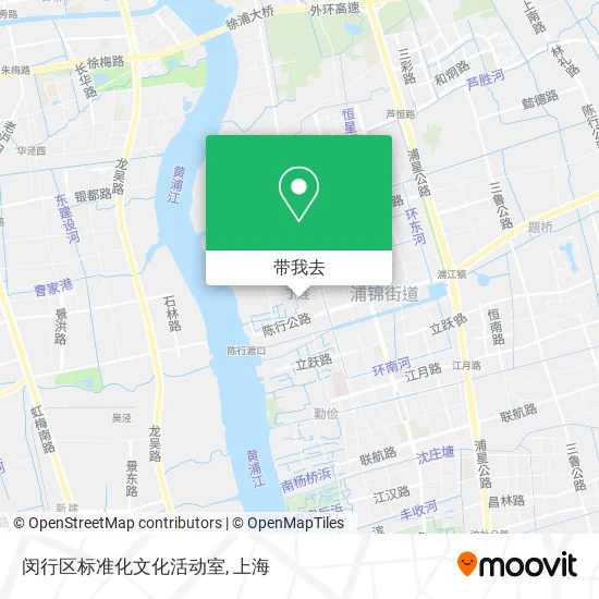 闵行区标准化文化活动室地图