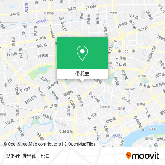 慧科电脑维修地图