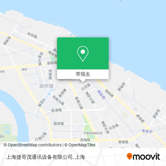 上海捷哥茂通讯设备有限公司地图