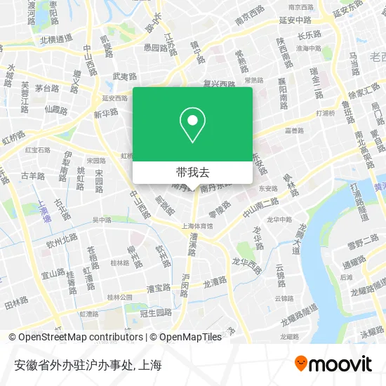 安徽省外办驻沪办事处地图