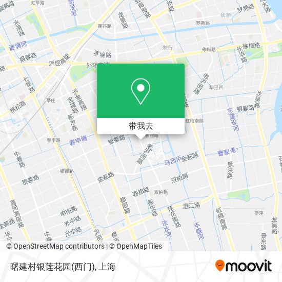 曙建村银莲花园(西门)地图
