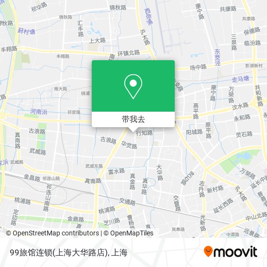 99旅馆连锁(上海大华路店)地图