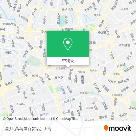 星月(高岛屋百货店)地图