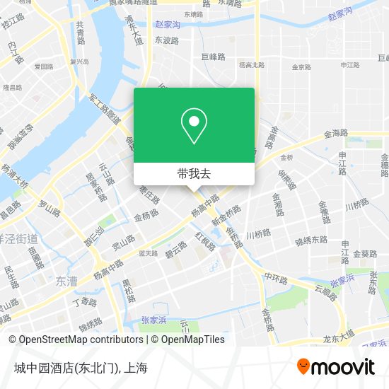 城中园酒店(东北门)地图