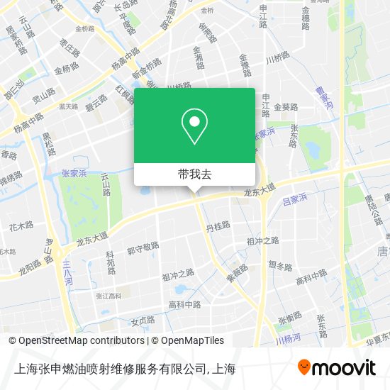 上海张申燃油喷射维修服务有限公司地图