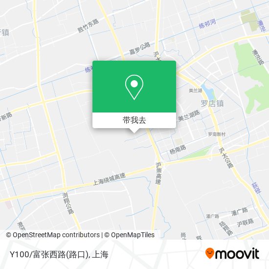 Y100/富张西路(路口)地图