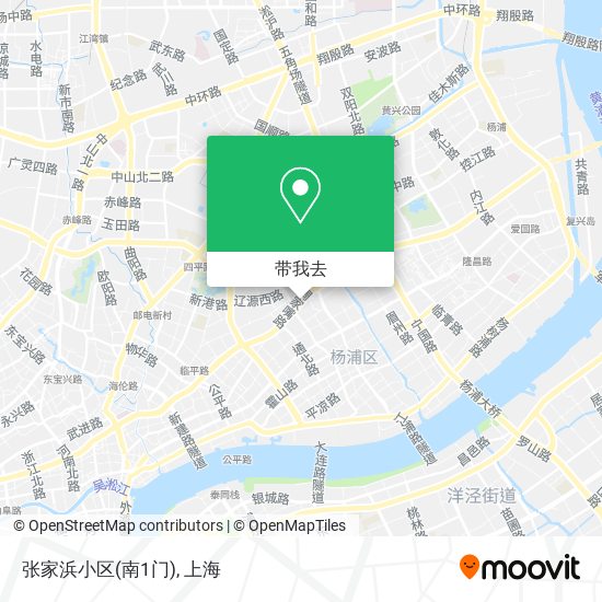 张家浜小区(南1门)地图