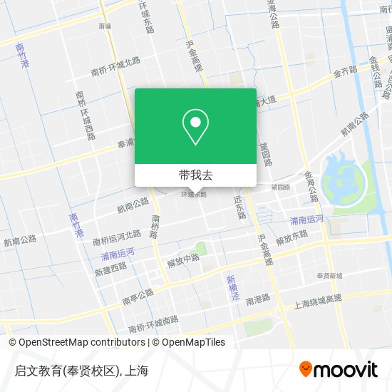 启文教育(奉贤校区)地图