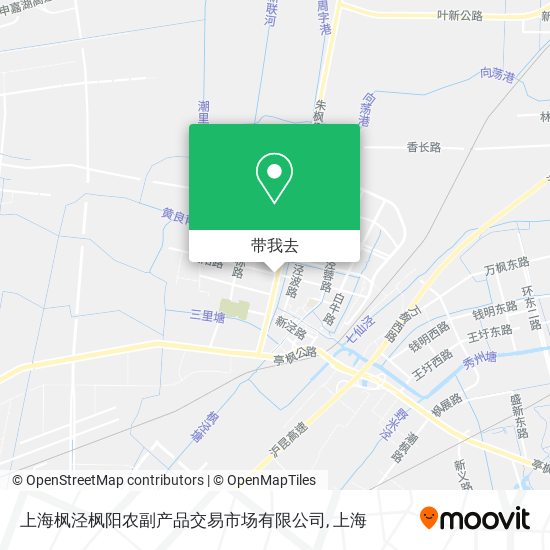 上海枫泾枫阳农副产品交易市场有限公司地图