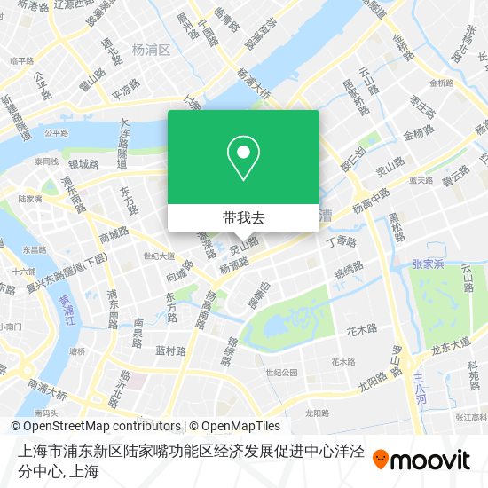上海市浦东新区陆家嘴功能区经济发展促进中心洋泾分中心地图