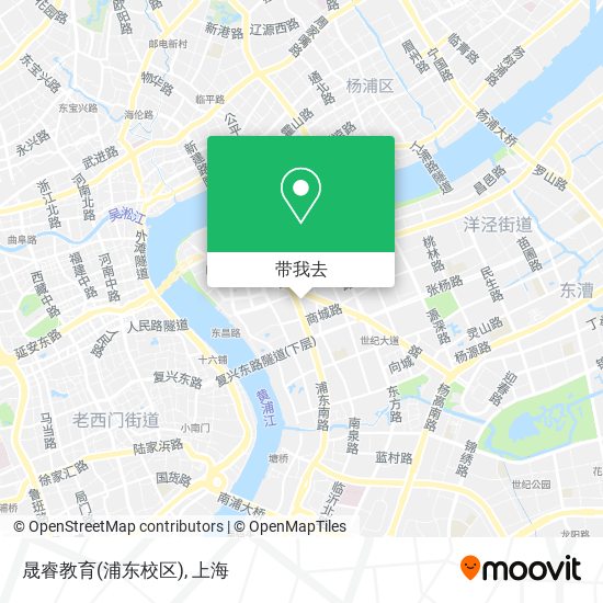 晟睿教育(浦东校区)地图