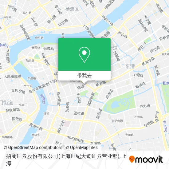 招商证券股份有限公司(上海世纪大道证券营业部)地图