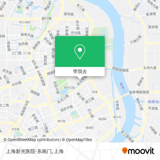 上海新光医院-东南门地图