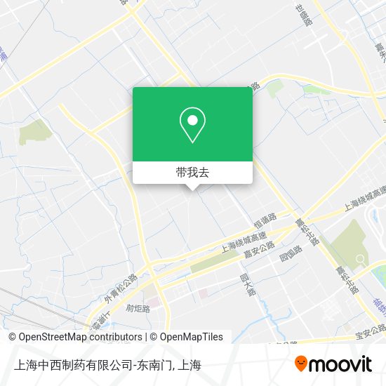 上海中西制药有限公司-东南门地图