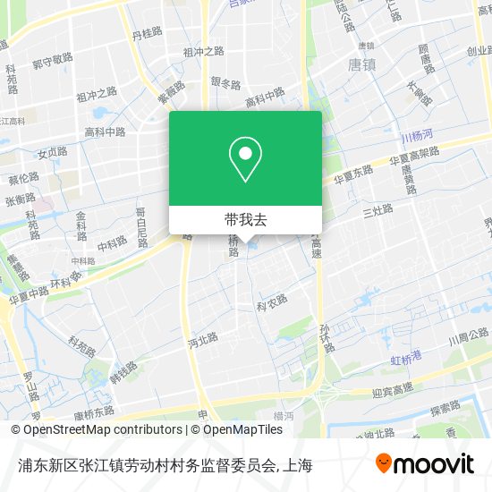 浦东新区张江镇劳动村村务监督委员会地图