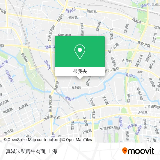 真滋味私房牛肉面地图