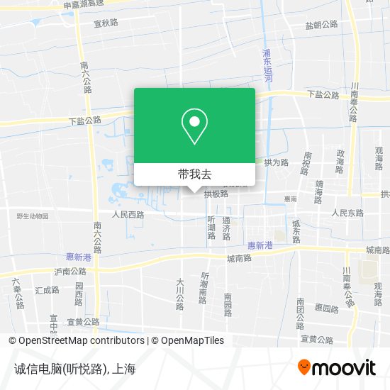 诚信电脑(听悦路)地图