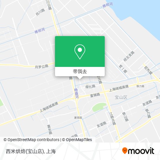 西米烘焙(宝山店)地图