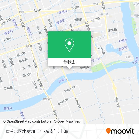 奉浦北区木材加工厂-东南门地图